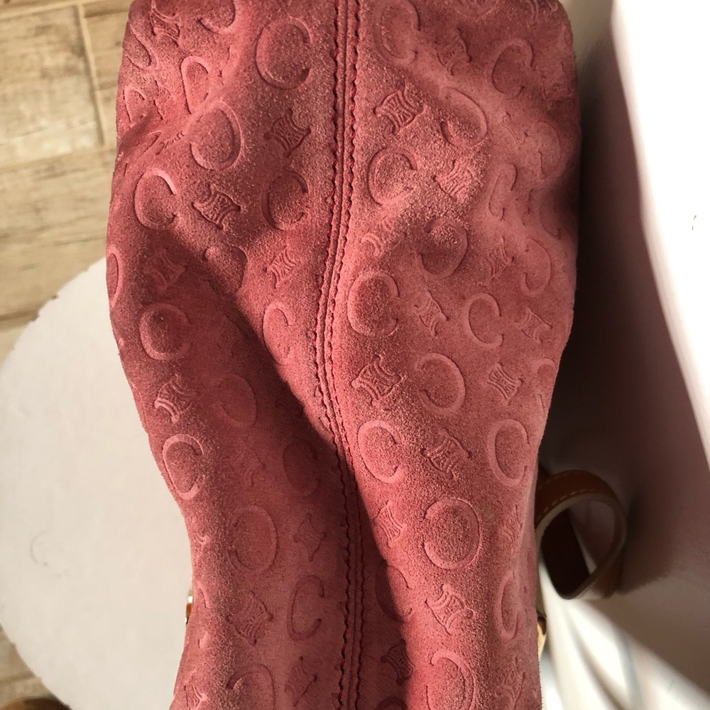 CELINE PINK TOTE SUEDE BAGS!